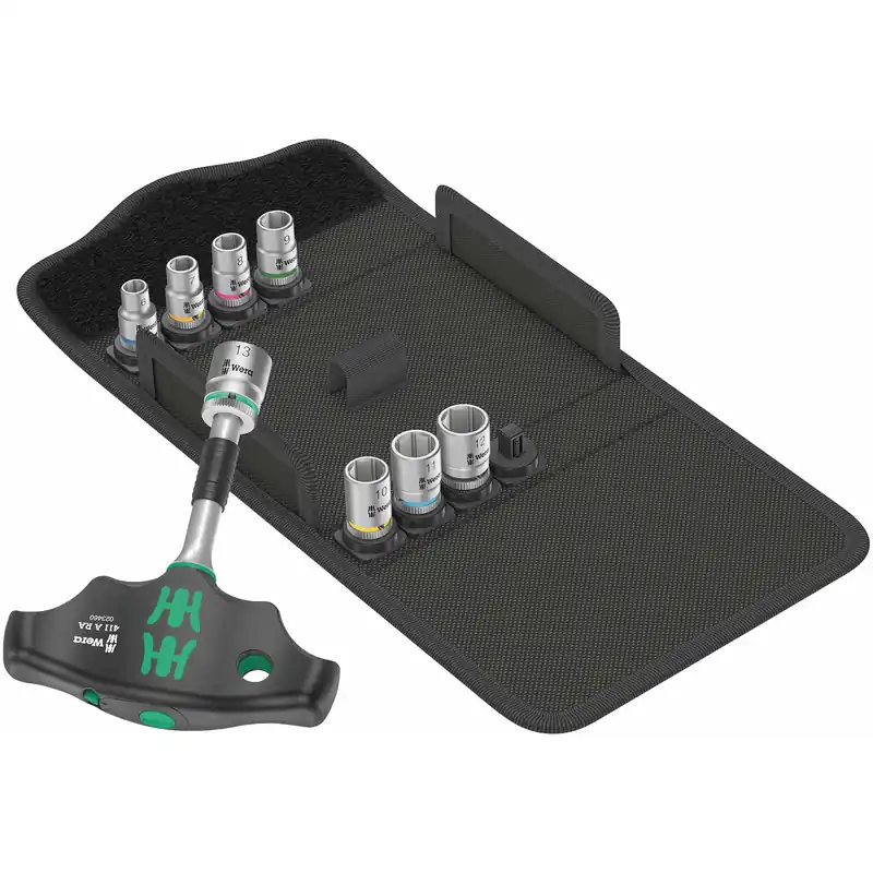 Wera Kraftform Kompakt 400 RA Set 2, 9‑delig - Aanbieding