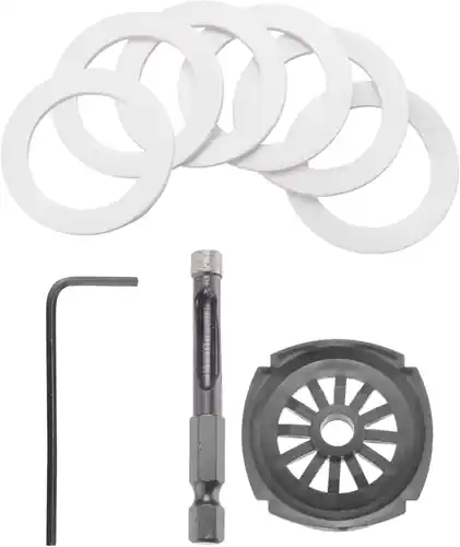 Rechtstreeks van de fabrikant - Connex Diamantboor Tegels 6Mm Set Wit - COX970926