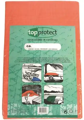 Extra korting | Topprotect Dekzeil (Dekkleed), Eco Oranje, 2 X 3 M - 14002255