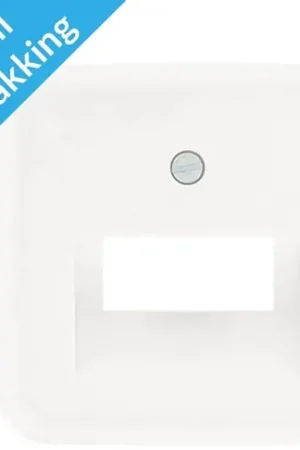 Flitsaanbieding | Busch Jaeger WIT afdekplaat UTP dubbel - 4695580