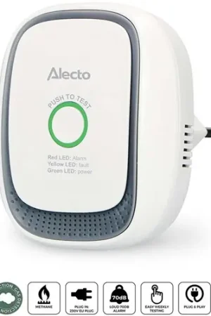 Bijna uitverkocht | Alecto Gasdetector voor methaan - GA11