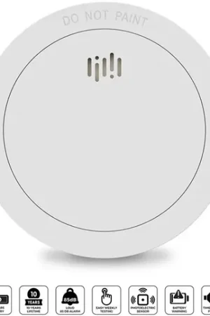 Alecto rookmelder met batterij- en sensorlevensduur van 10 jaar, wit -SD1030 | Trending