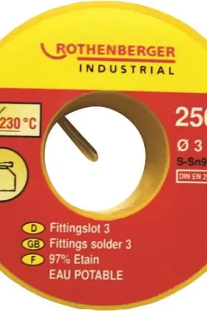 Tijdelijk aanbod - Rothenberger Fittingsoldeer 3, 250g - ROT045255E ROT045255E