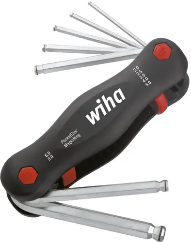 Wiha Multitool PocketStar Zeskantkogelkop MagicRing 7-delig - 23031 - 23031 - Goed beoordeeld