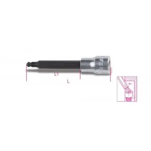 Hoge kwaliteit | Beta 910BP bitdopsleutel 3/8 inch inbus kogelkopaansluiting 8 mm lang 910BP 8L 009100588