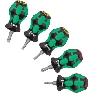 Wera Stubby set 1 schroevendraaierset 5 delig 05008870001 - Net toegevoegd